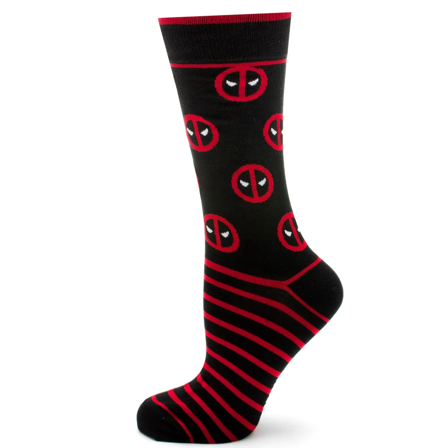 Fashion Deadpool Stripe Black Socks Socks