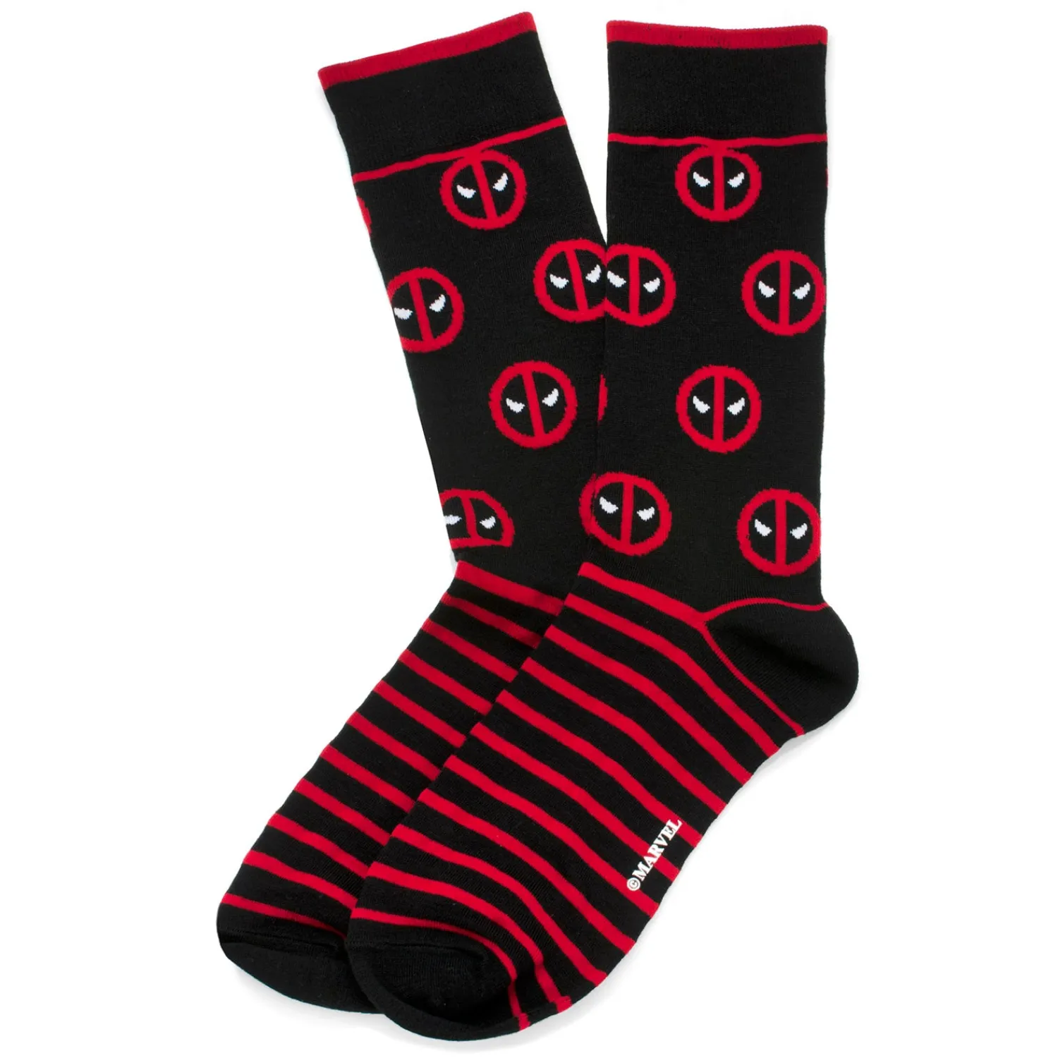 Fashion Deadpool Stripe Black Socks Socks