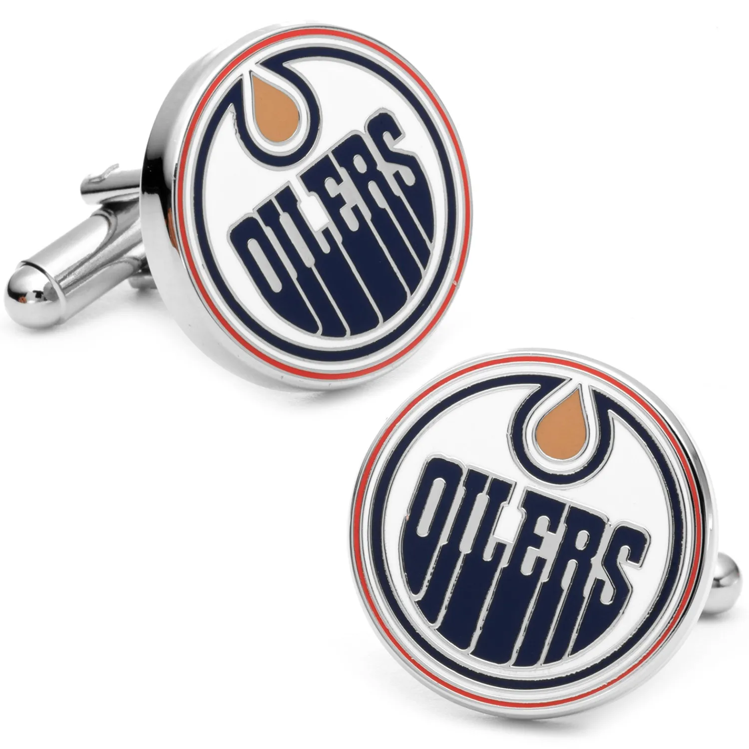 Flash Sale Edmonton Oilers Cufflinks Luxury Cufflinks | Sports Cufflinks