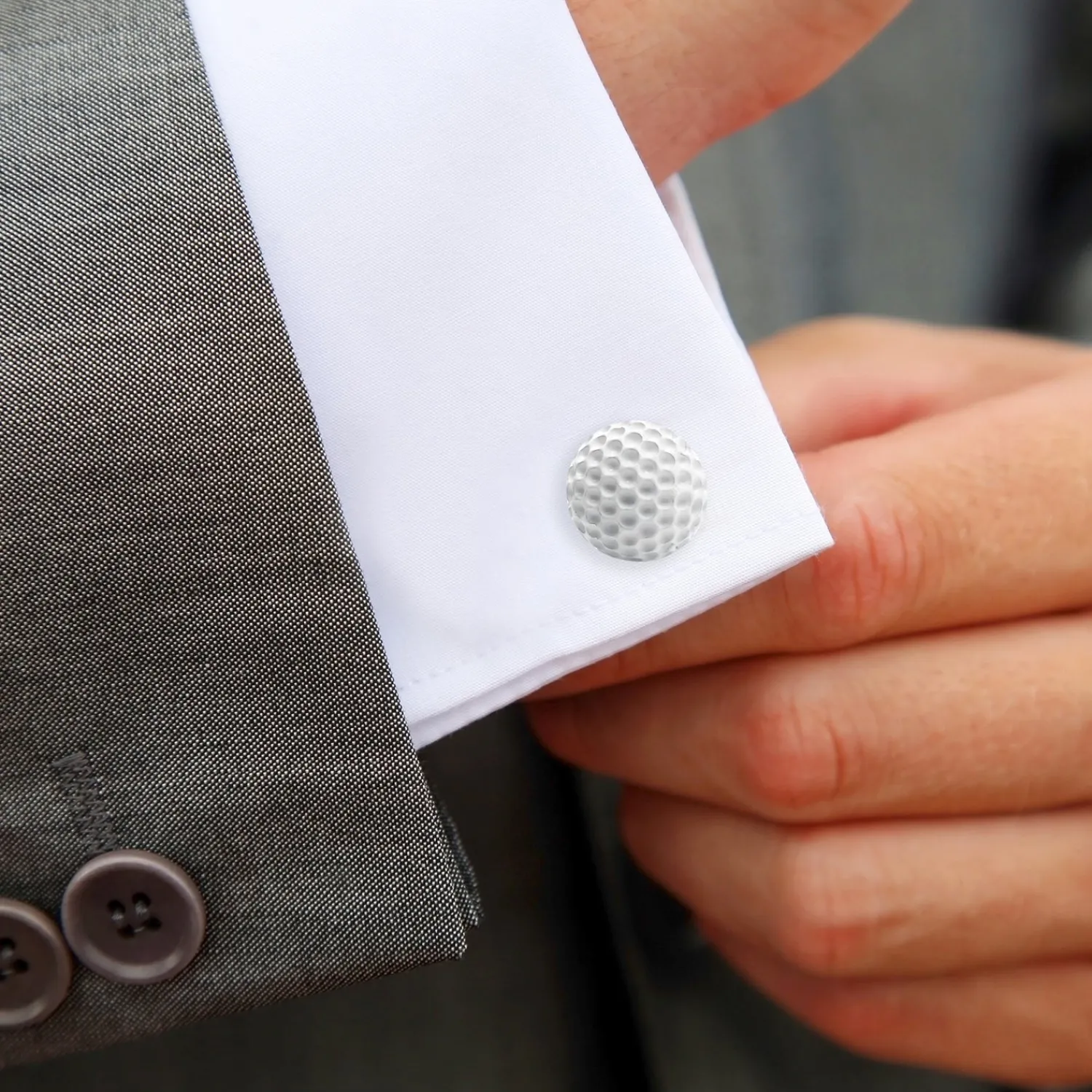 Best Sale Enamel Golf Ball Cufflinks Luxury Cufflinks | Hobbies & Interests Cufflinks