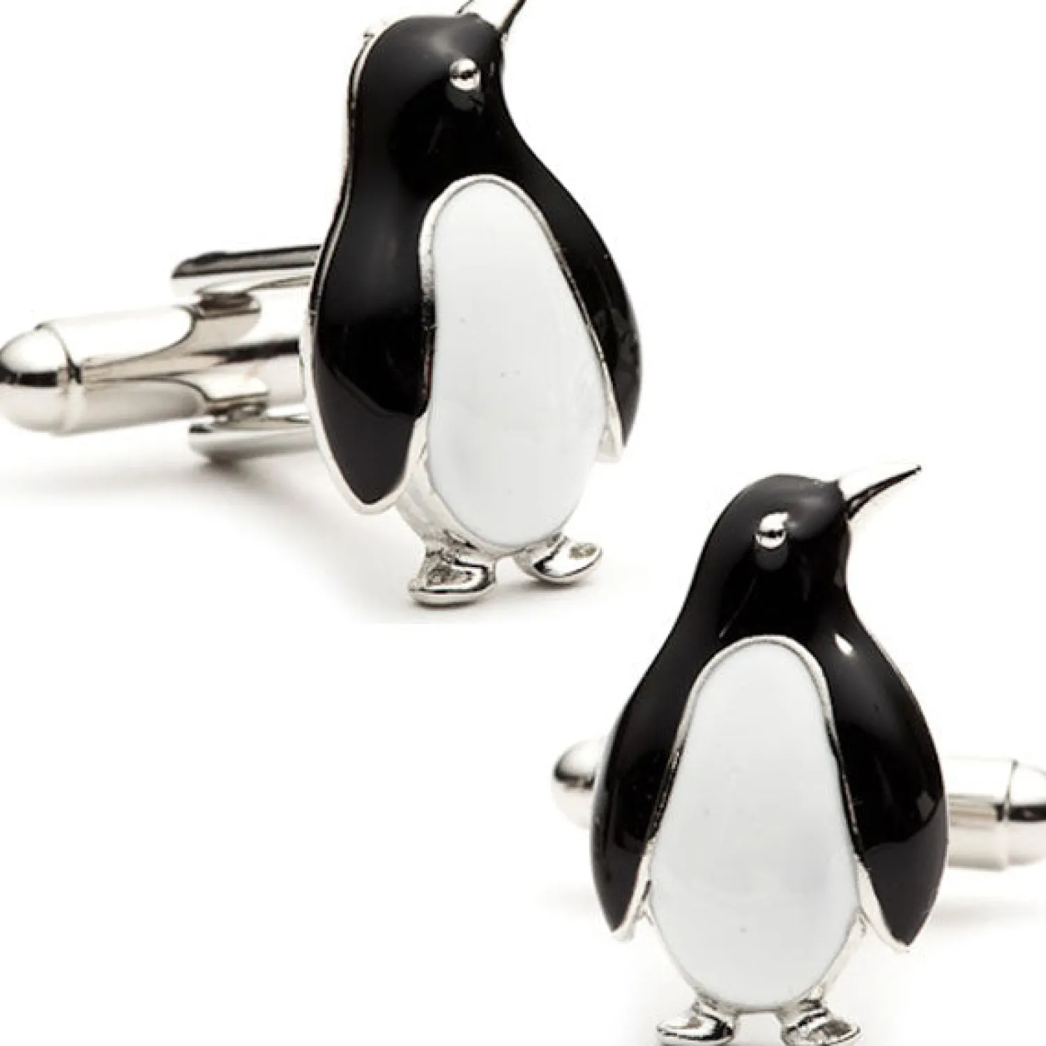 Outlet Enamel Penguin Cufflinks Luxury Cufflinks | Hobbies & Interests Cufflinks