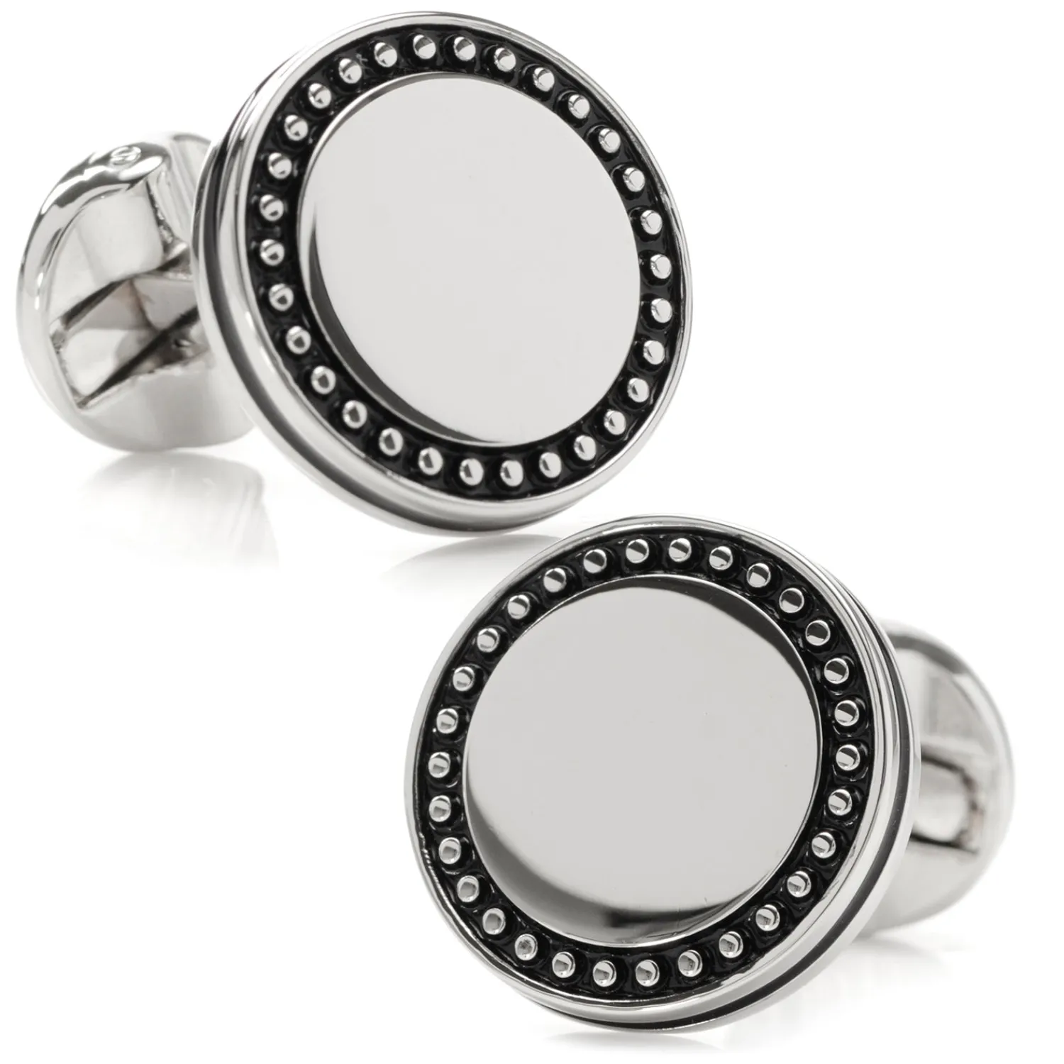 Fashion Engravable Studded Cufflinks Luxury Cufflinks | Hobbies & Interests Cufflinks