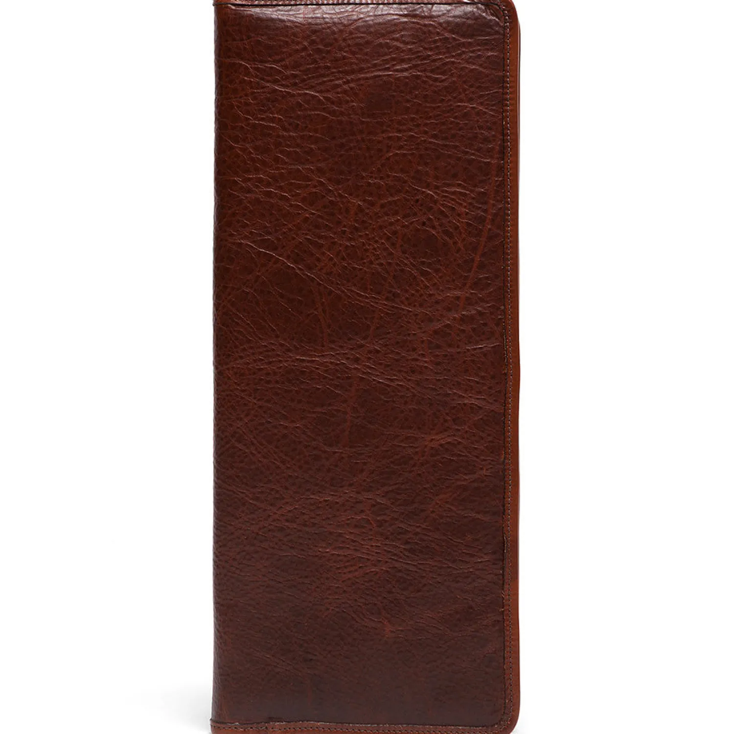 Shop Evans Tie Case in Titan Milled Brown Leather Goods | Briefs Bags And Totes