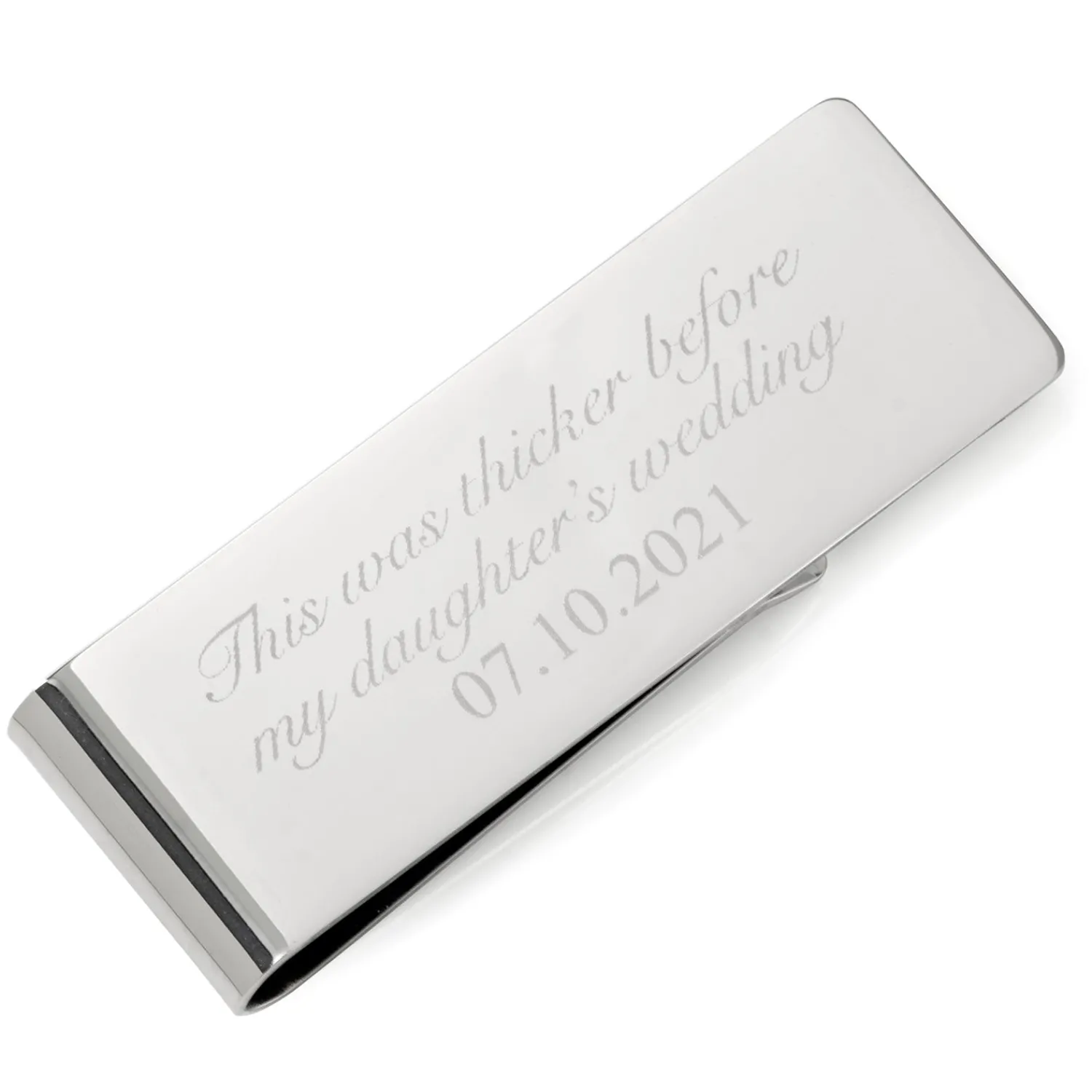 Clearance Father of Bride Wedding Date Money Clip Money Clips