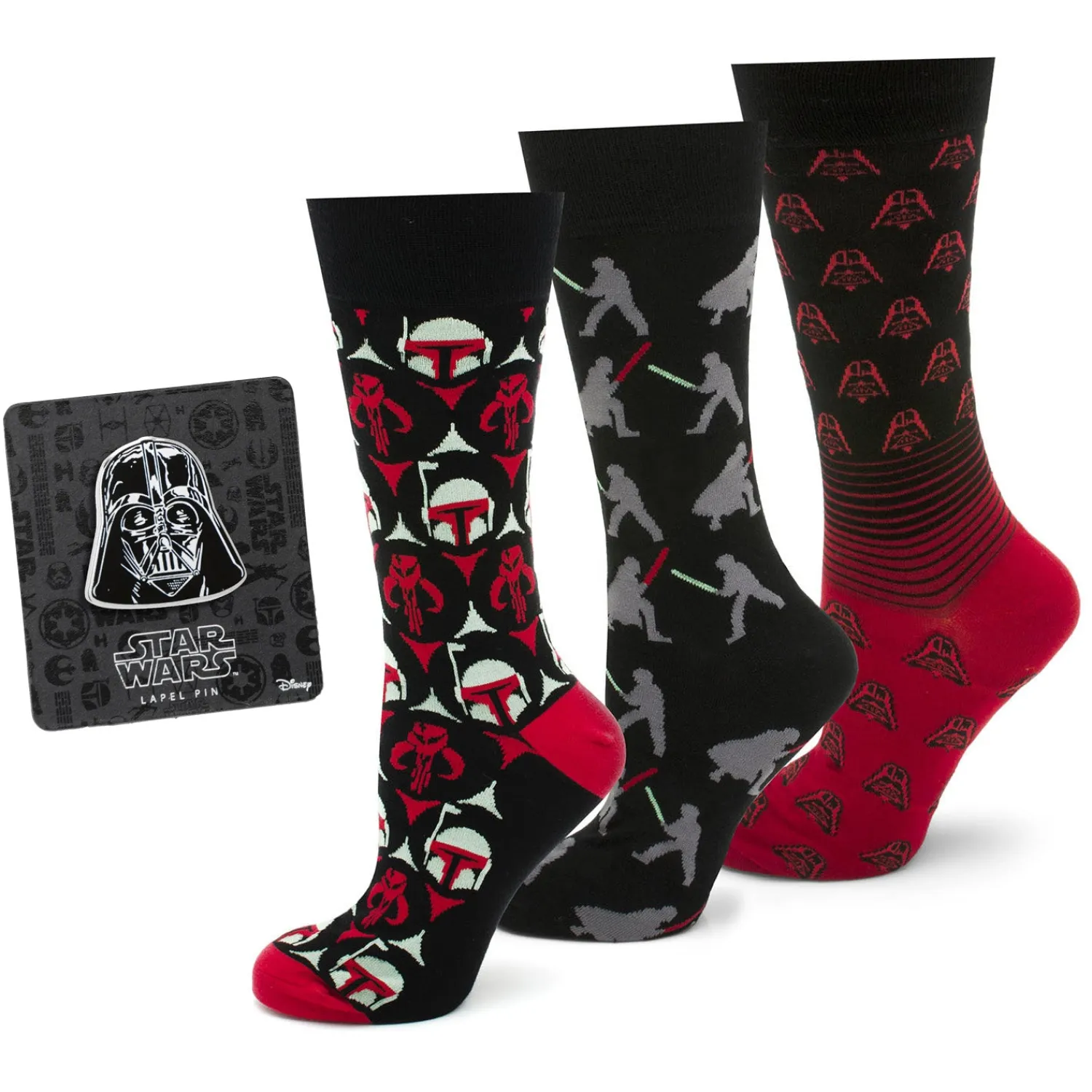 New Find the Force Black Gift Set Socks