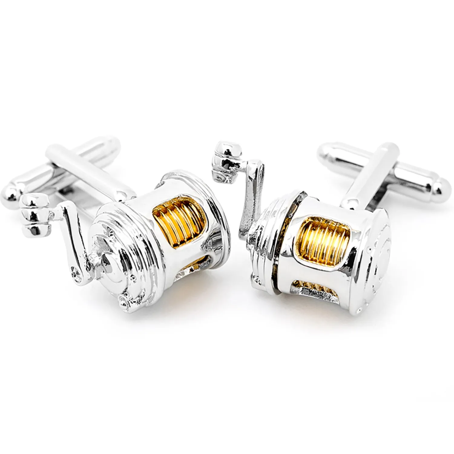 Outlet Fishing Reel Cufflinks Luxury Cufflinks | Hobbies & Interests Cufflinks
