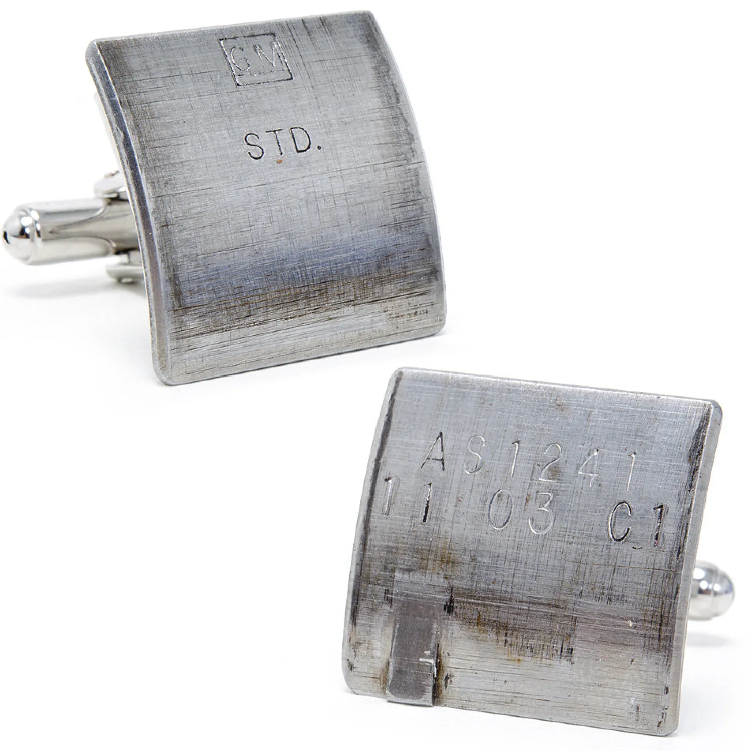 Best Sale GM Silver Car Bearing Cufflinks Luxury Cufflinks | Hobbies & Interests Cufflinks