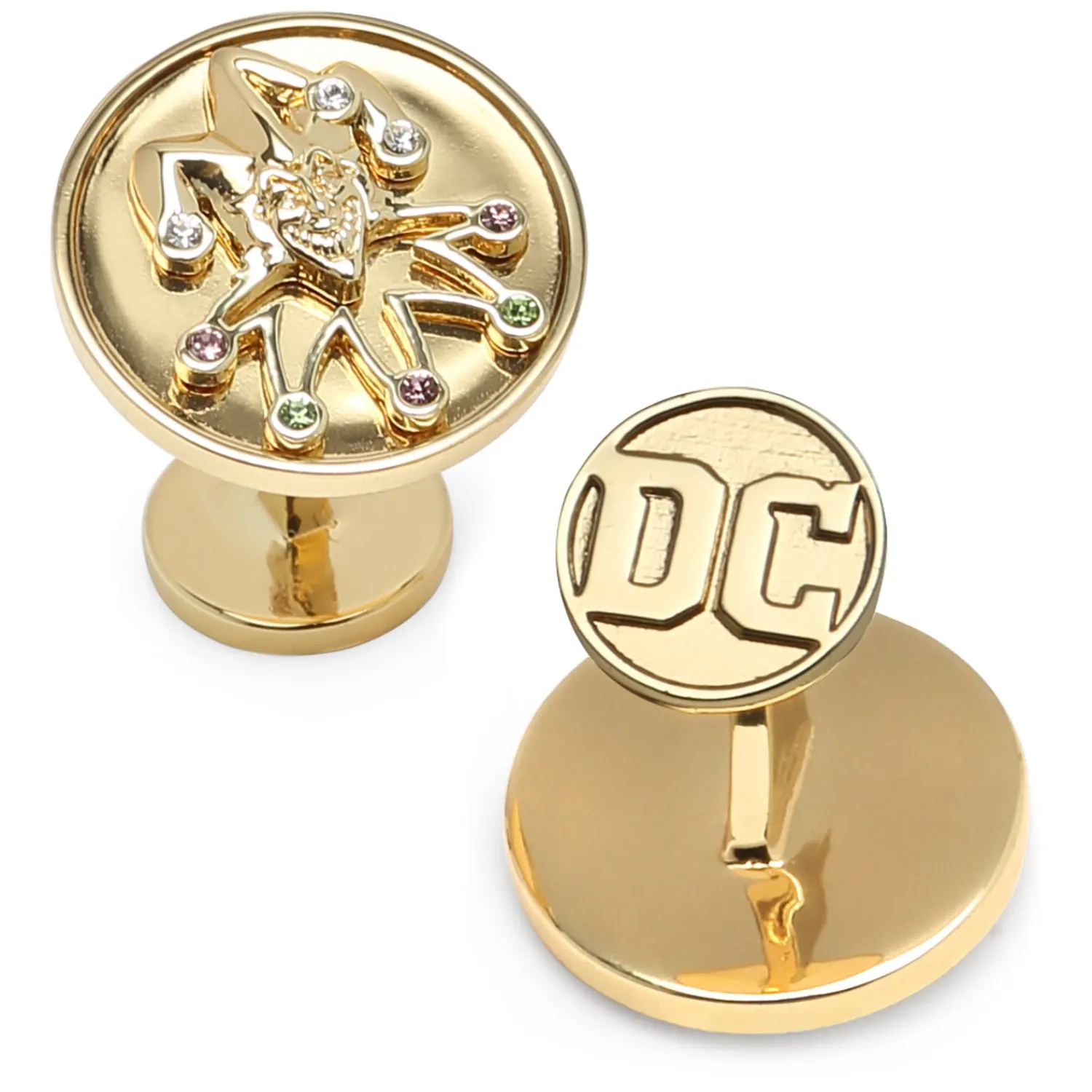 Discount Gold Joker Cufflinks Luxury Cufflinks | Movies & Characters Cufflinks