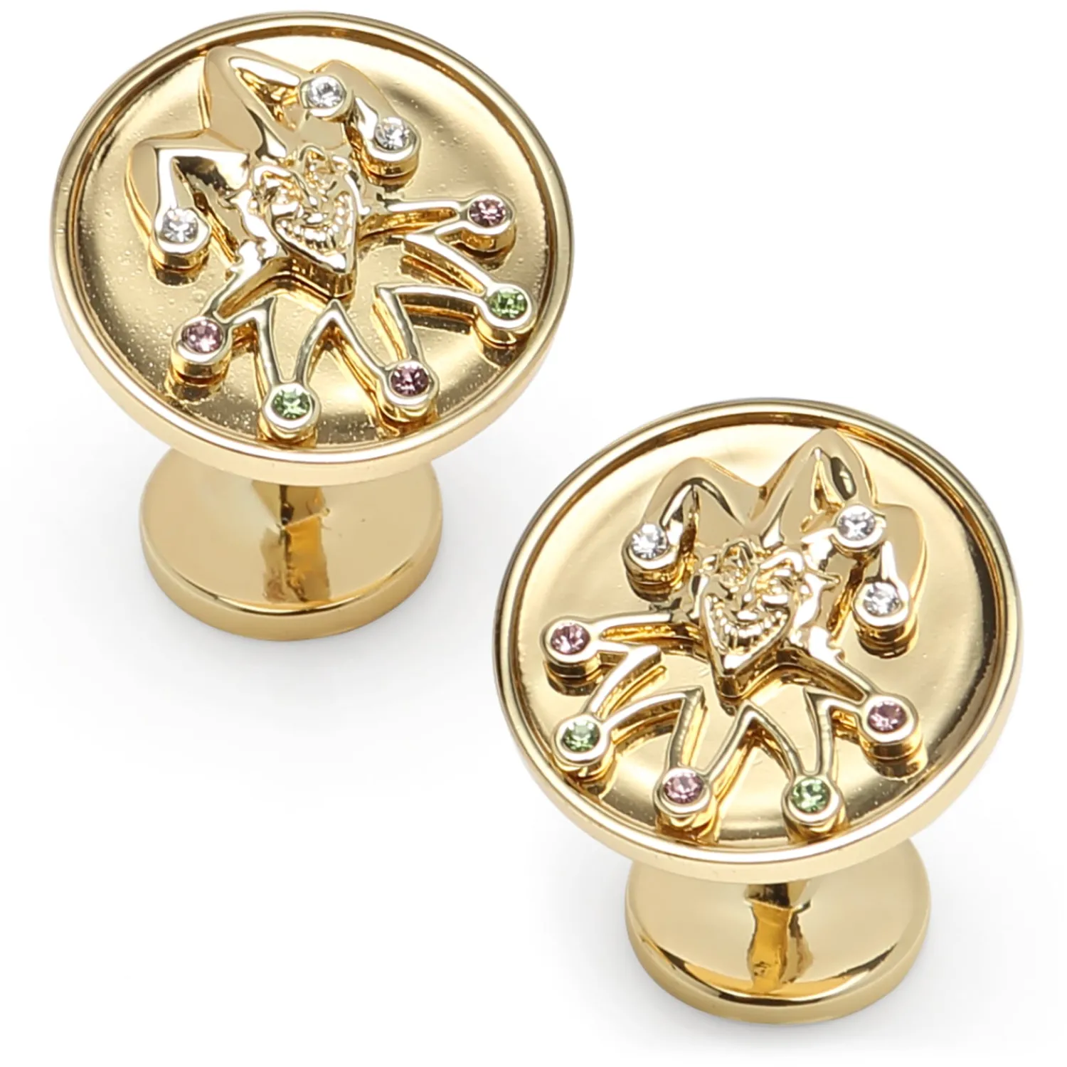 Discount Gold Joker Cufflinks Luxury Cufflinks | Movies & Characters Cufflinks