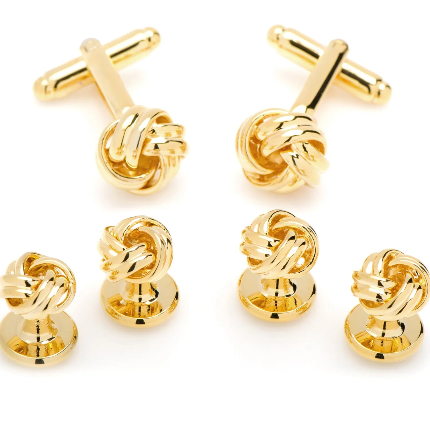 Fashion Gold Knot Stud Set Stud Sets