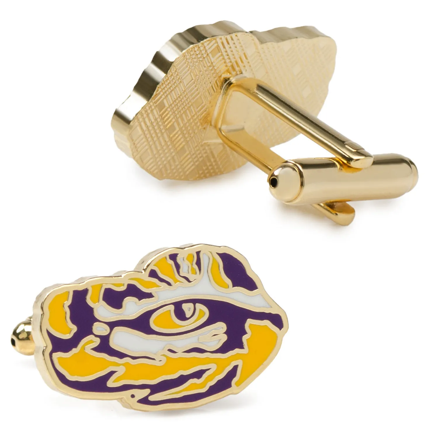 Clearance Gold LSU Tigers Cufflinks Luxury Cufflinks | Sports Cufflinks