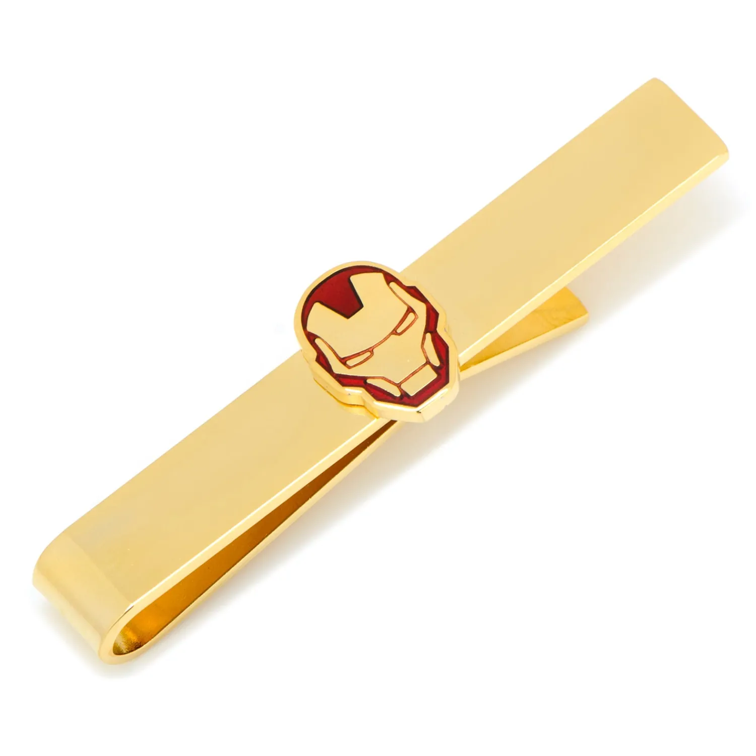 Store Gold Plated Iron Man Tie Bar Movies & Characters Tie Bars
