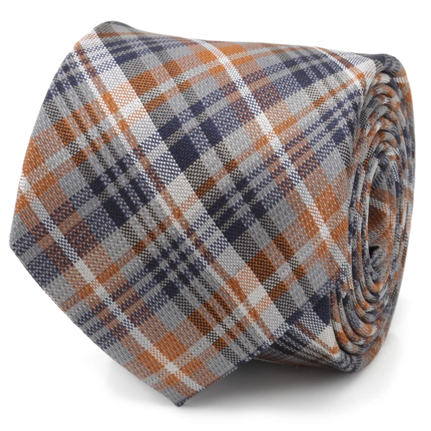 Store Gray Plaid Men's Tie Classic Ties