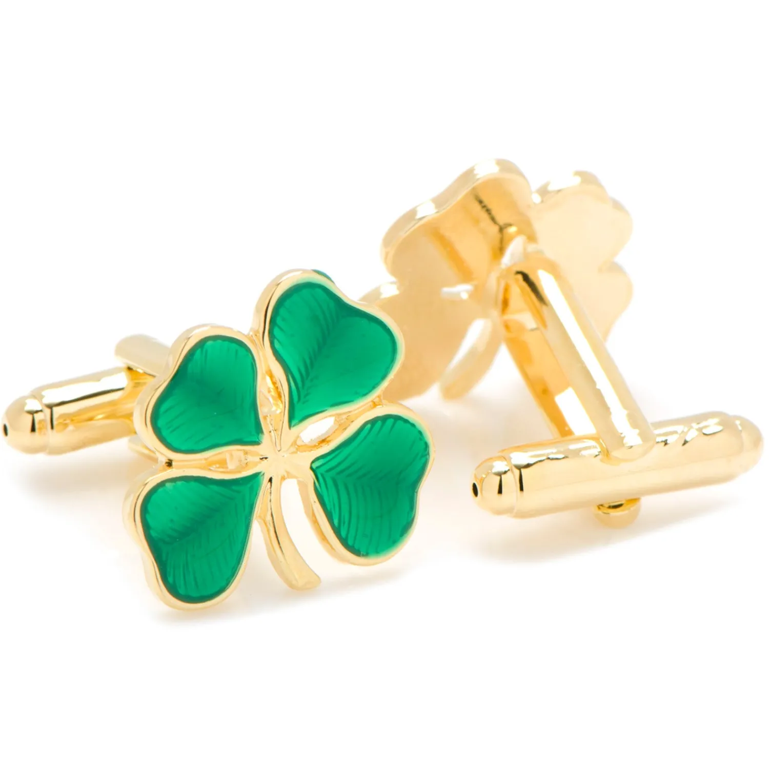Discount Green Shamrock Cufflinks Luxury Cufflinks | Hobbies & Interests Cufflinks