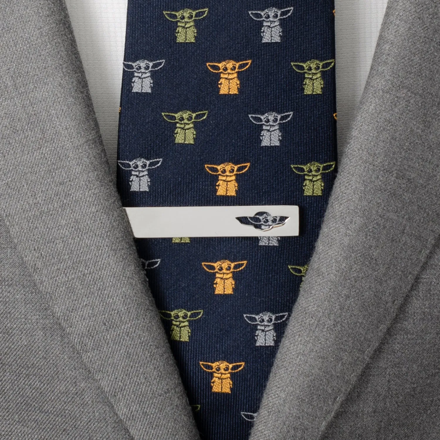 Clearance Grogu Cut Out Tie Bar Movies & Characters Tie Bars