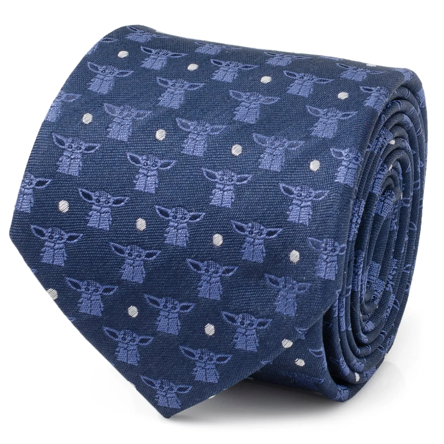 Best Sale Grogu Navy Blue Men's Tie Star Wars Ties