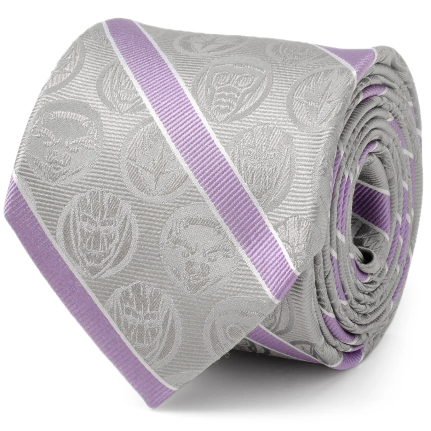 Shop Guardians of the Galaxy Gray Stripe Tie Marvel Ties