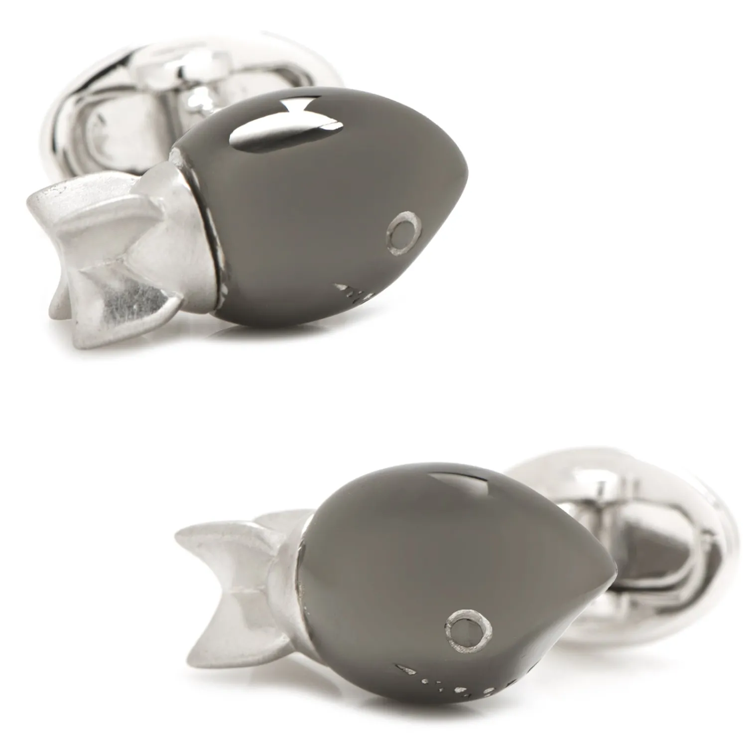 Discount Gunmetal Spinning Smiling Torpedo Luxury Cufflinks | Hobbies & Interests Cufflinks