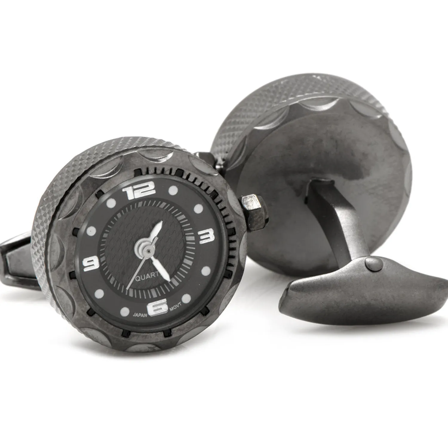 Cheap Gunmetal Stainless Steel Small Face Watch Cufflinks Luxury Cufflinks | Hobbies & Interests Cufflinks