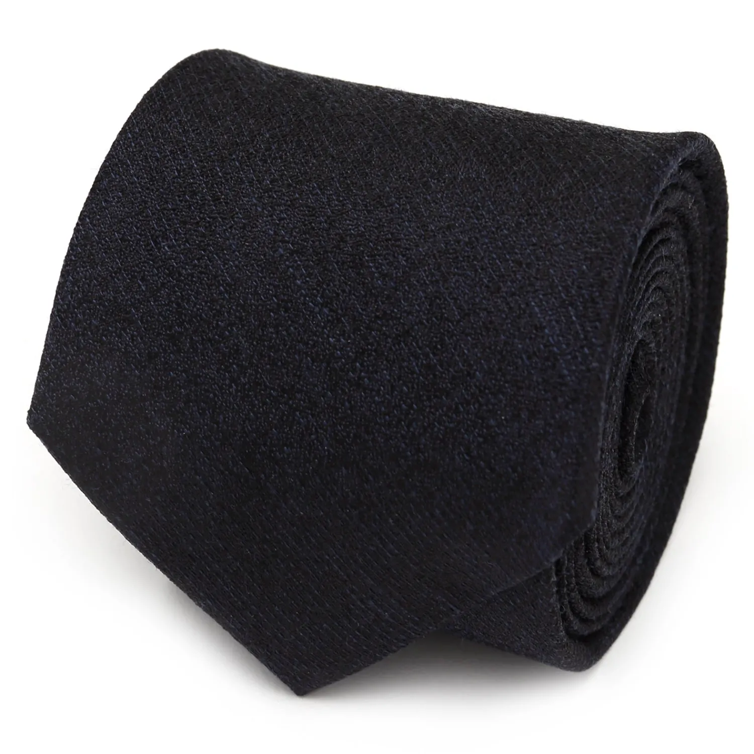 Cheap Heathered Blue Wool Men's Tie Classic Ties