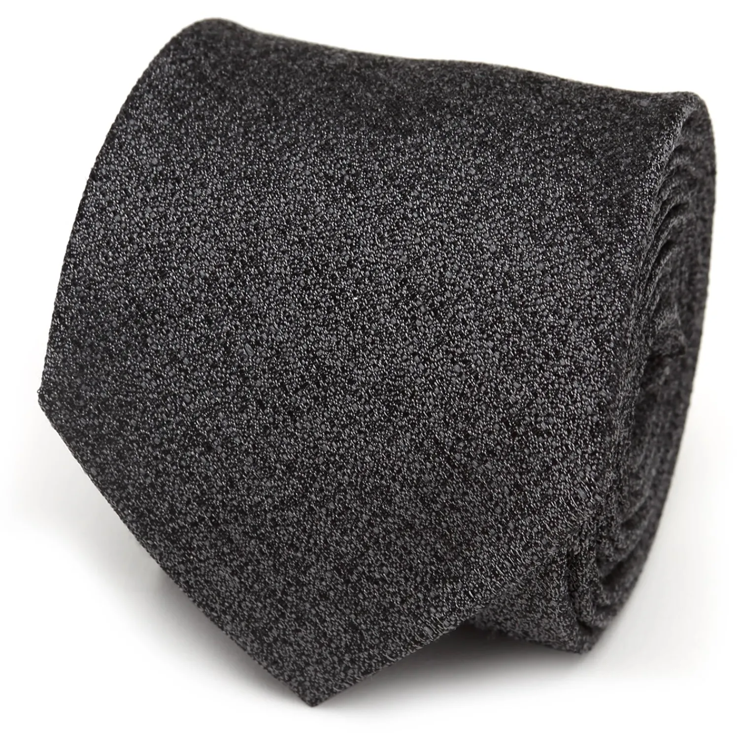 Flash Sale Heathered Gray Wool Men's Tie Classic Ties