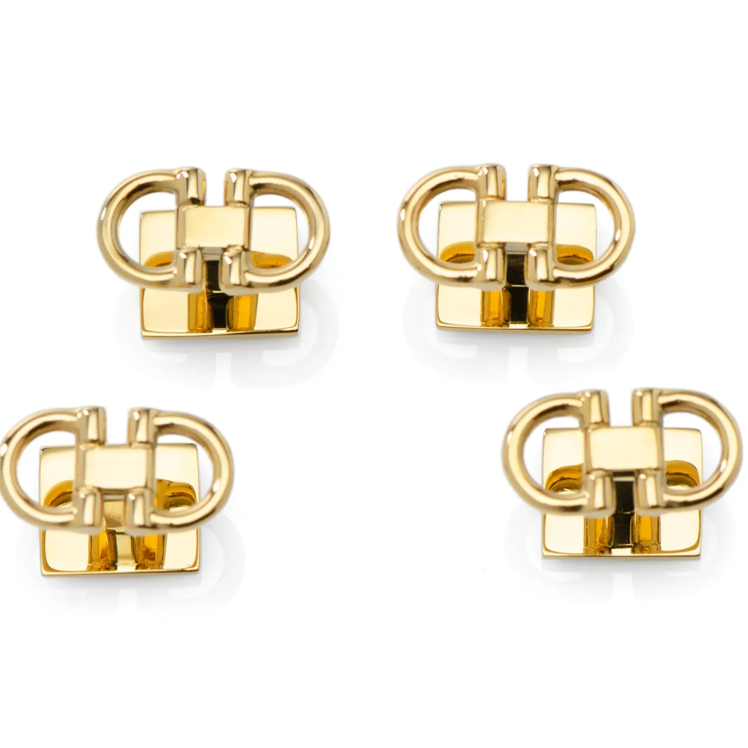 Outlet Horse Bit Gold Stainless Steel Studs Stud Sets | Hobbies & Interests Cufflinks