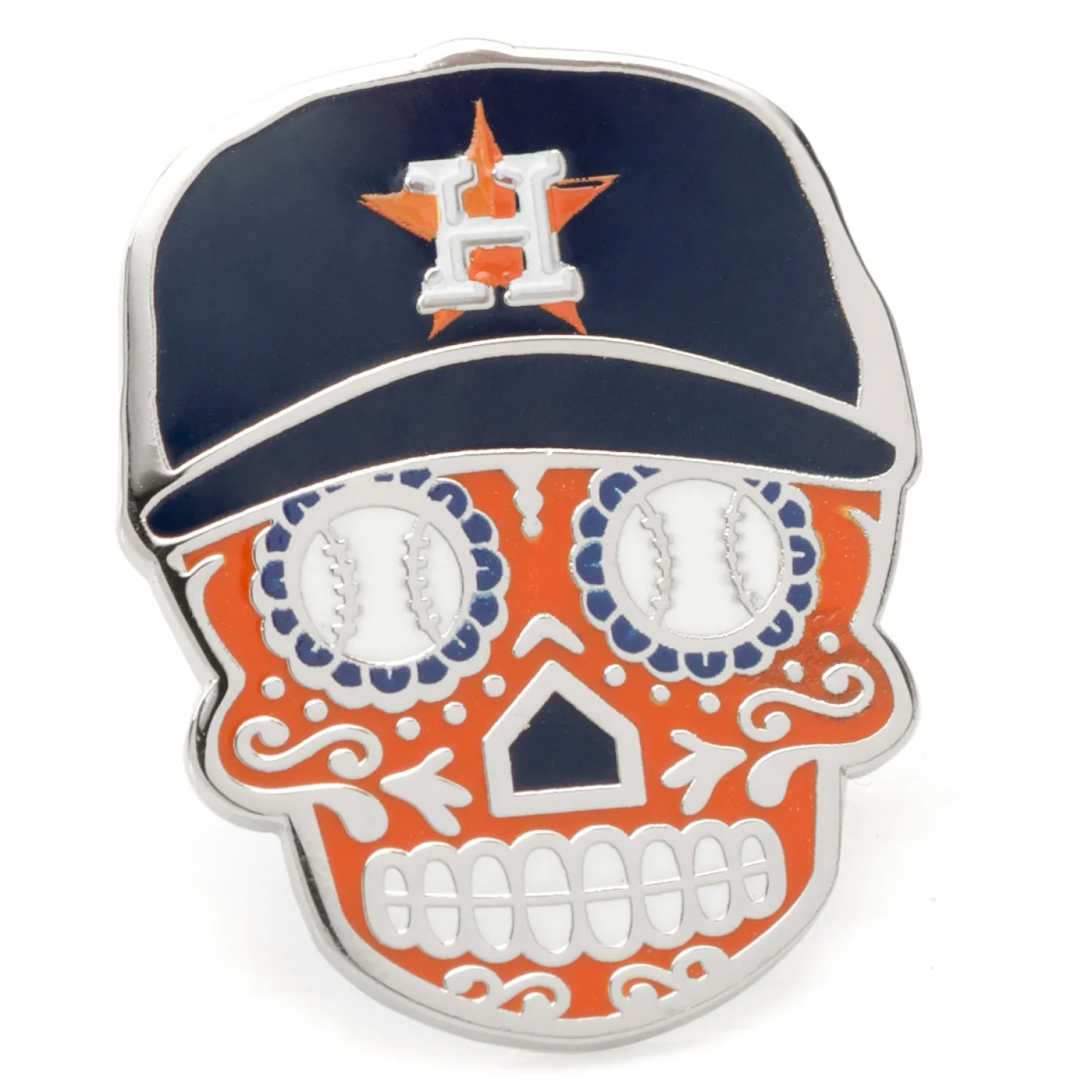 Store Houston Astros Sugar Skull Lapel Pin Lapel Pins