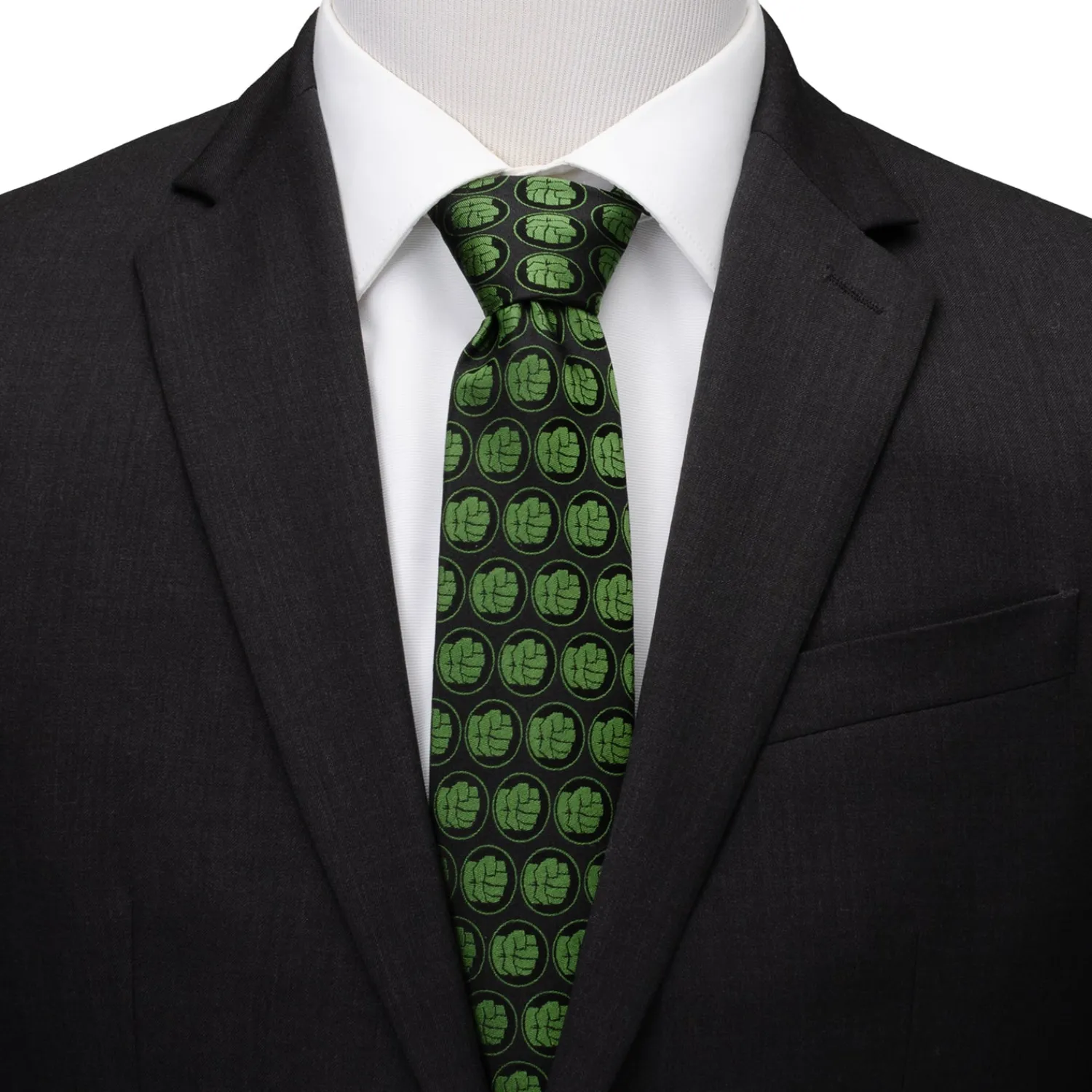 Clearance Hulk Black Men's Tie Marvel Ties