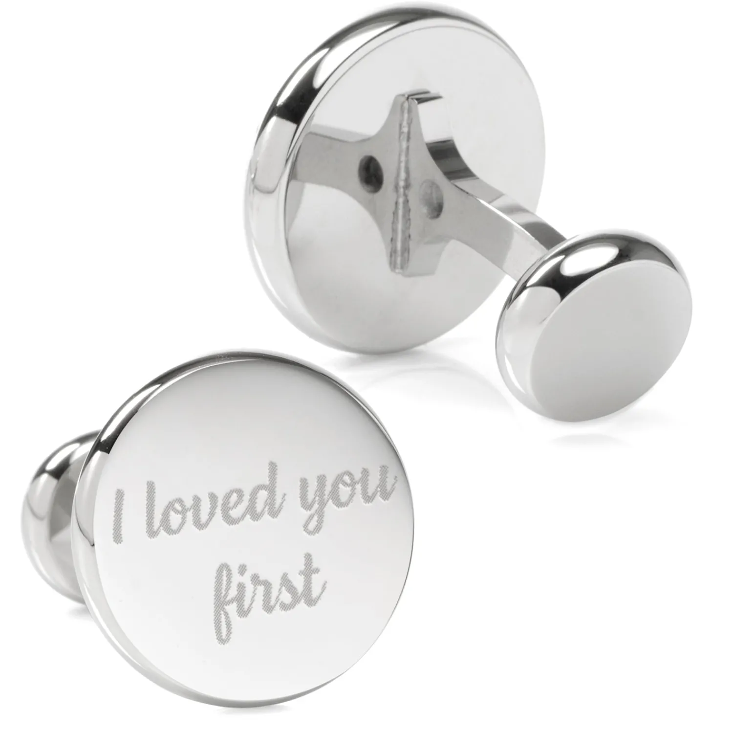 Sale I Loved You First Custom Photo Cufflinks Wedding Cufflinks | Luxury Cufflinks