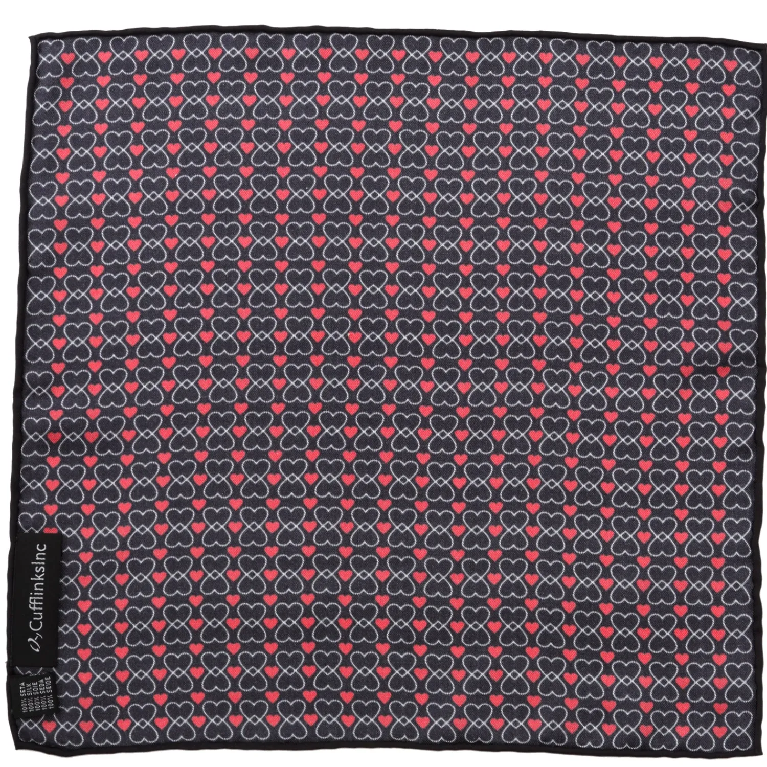 Store Intertwined Hearts Pocket Square Pocket Squares | Hobbies & Interests Cufflinks