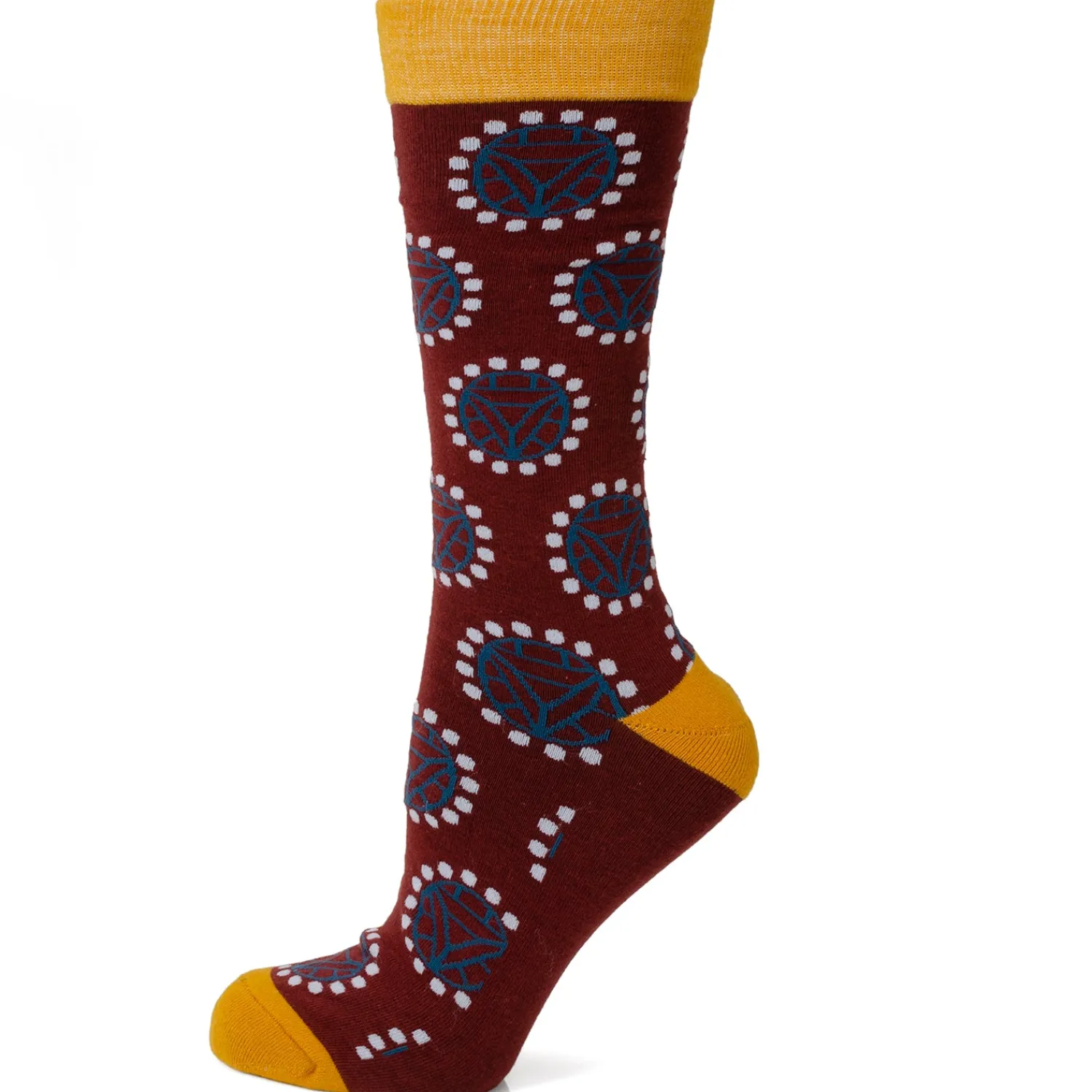 Store Iron Man Arc Reactor Red Gift Set Socks