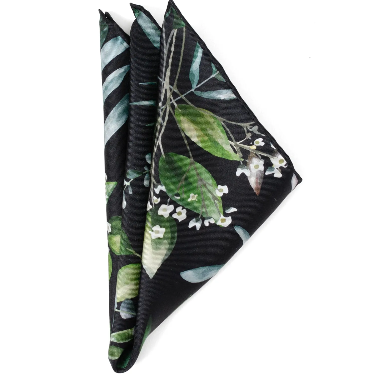 Flash Sale Leaf Watercolor Black Pocket Square Pocket Squares