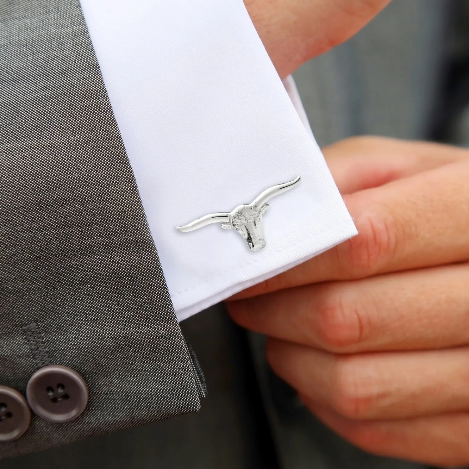 Best Sale Longhorn Steer Cufflinks Luxury Cufflinks | Hobbies & Interests Cufflinks