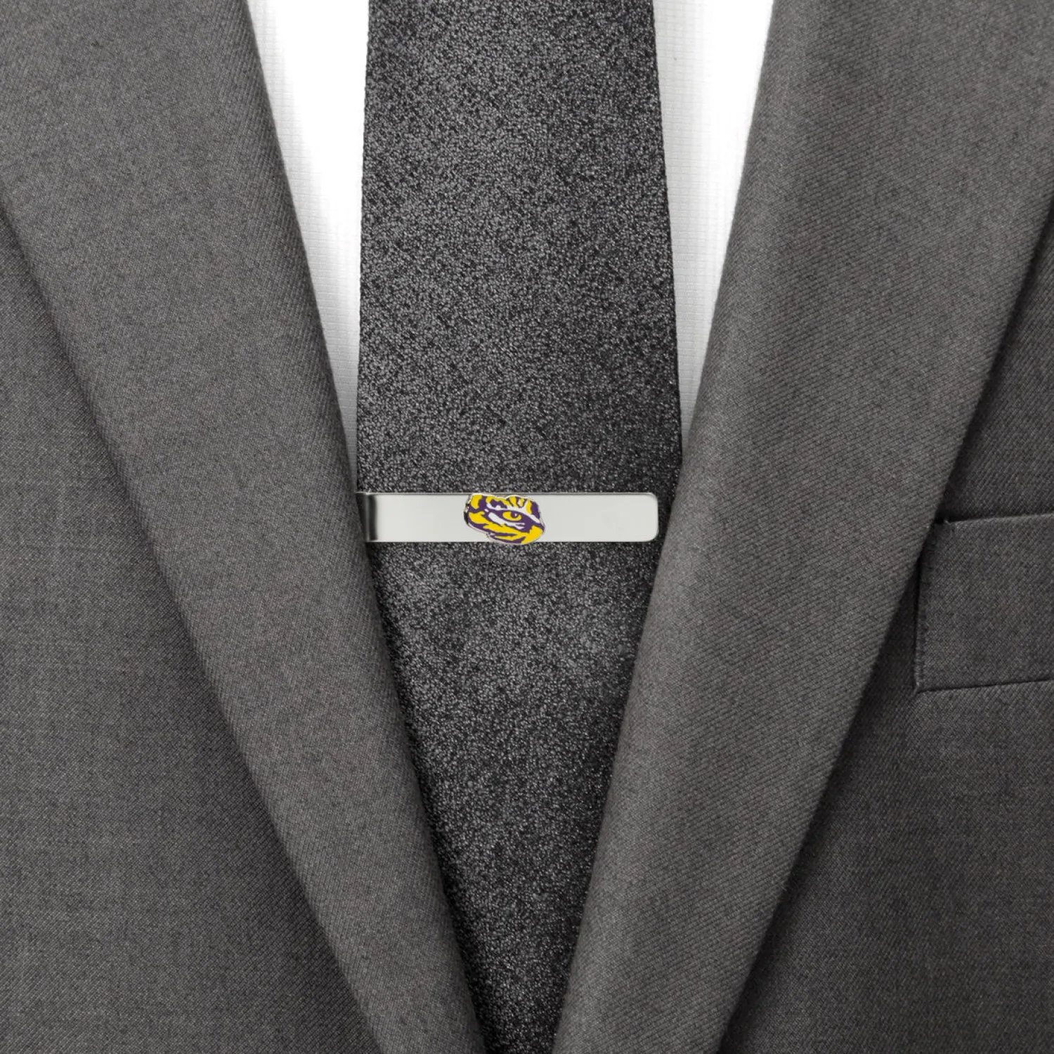 New LSU Tiger's Eye Tie Bar Sports Tie Bars