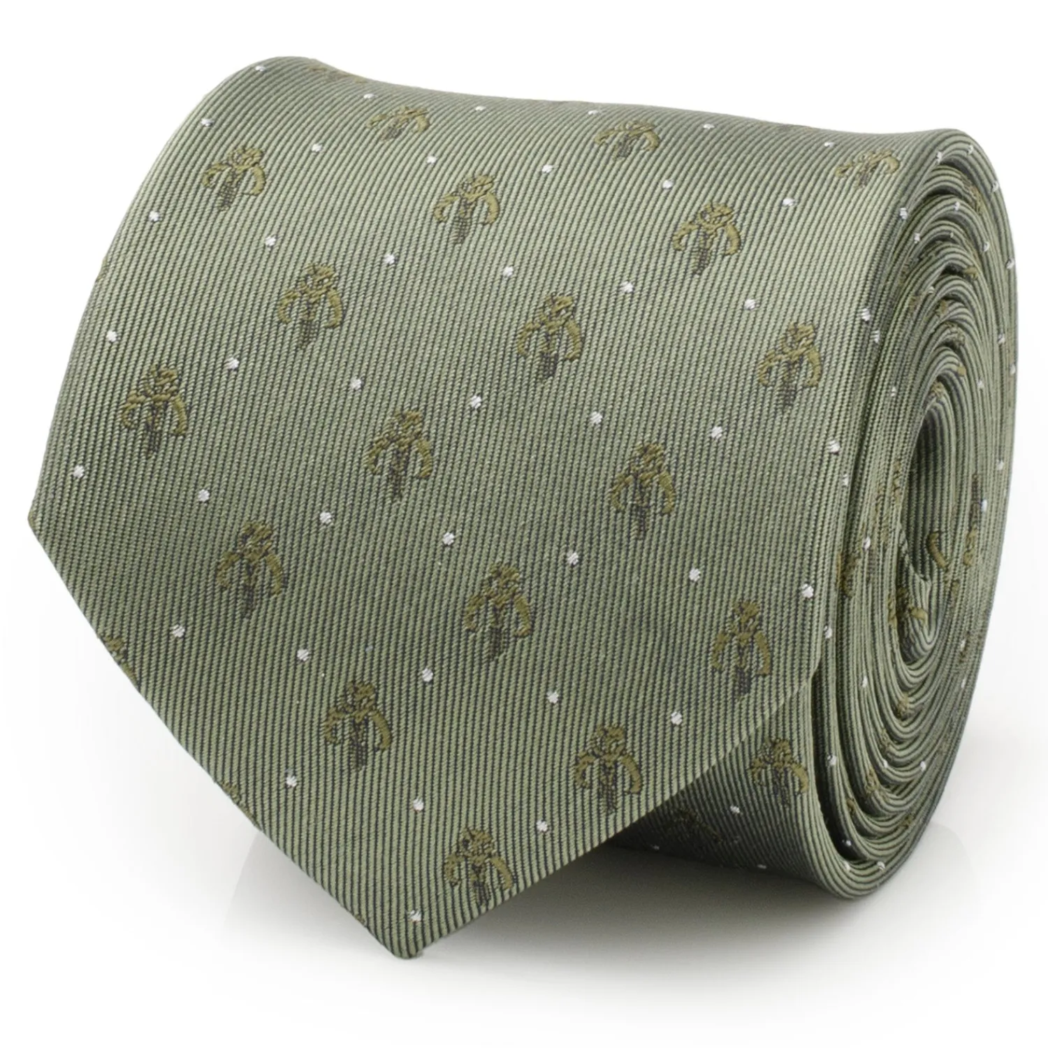 Sale Mandalorian Dot Sage Green Men's Tie Star Wars Ties