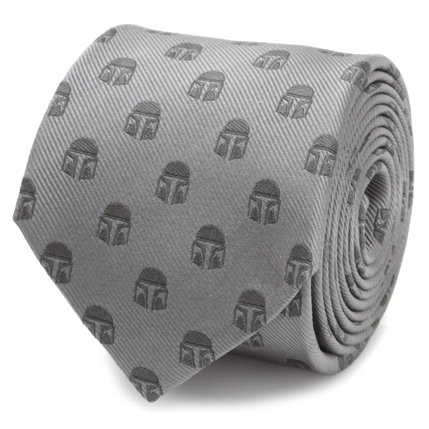 Store Mandalorian Helmet Gray Men's Tie Star Wars Ties