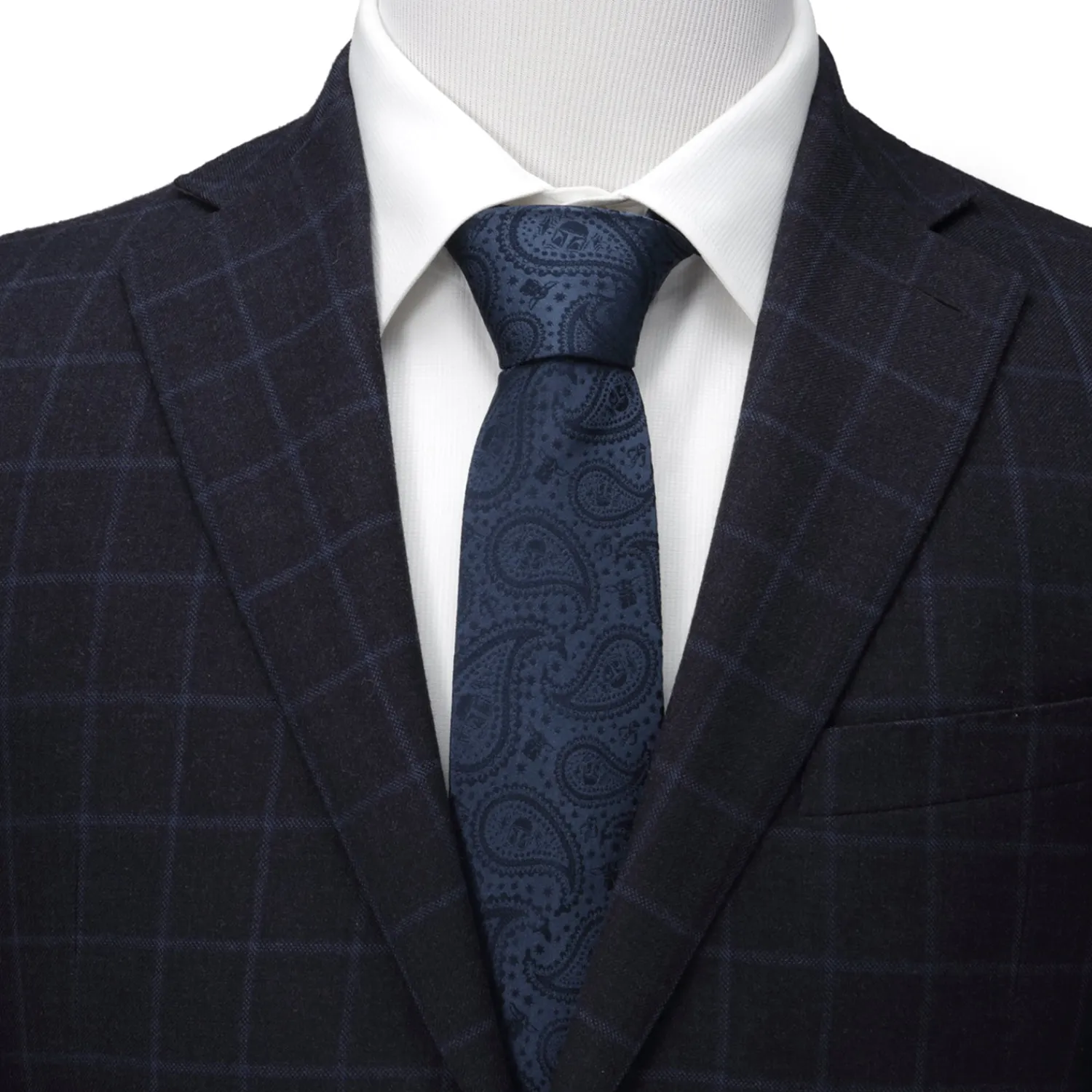 Store Mandalorian The Child Paisley Navy Tie Star Wars Ties
