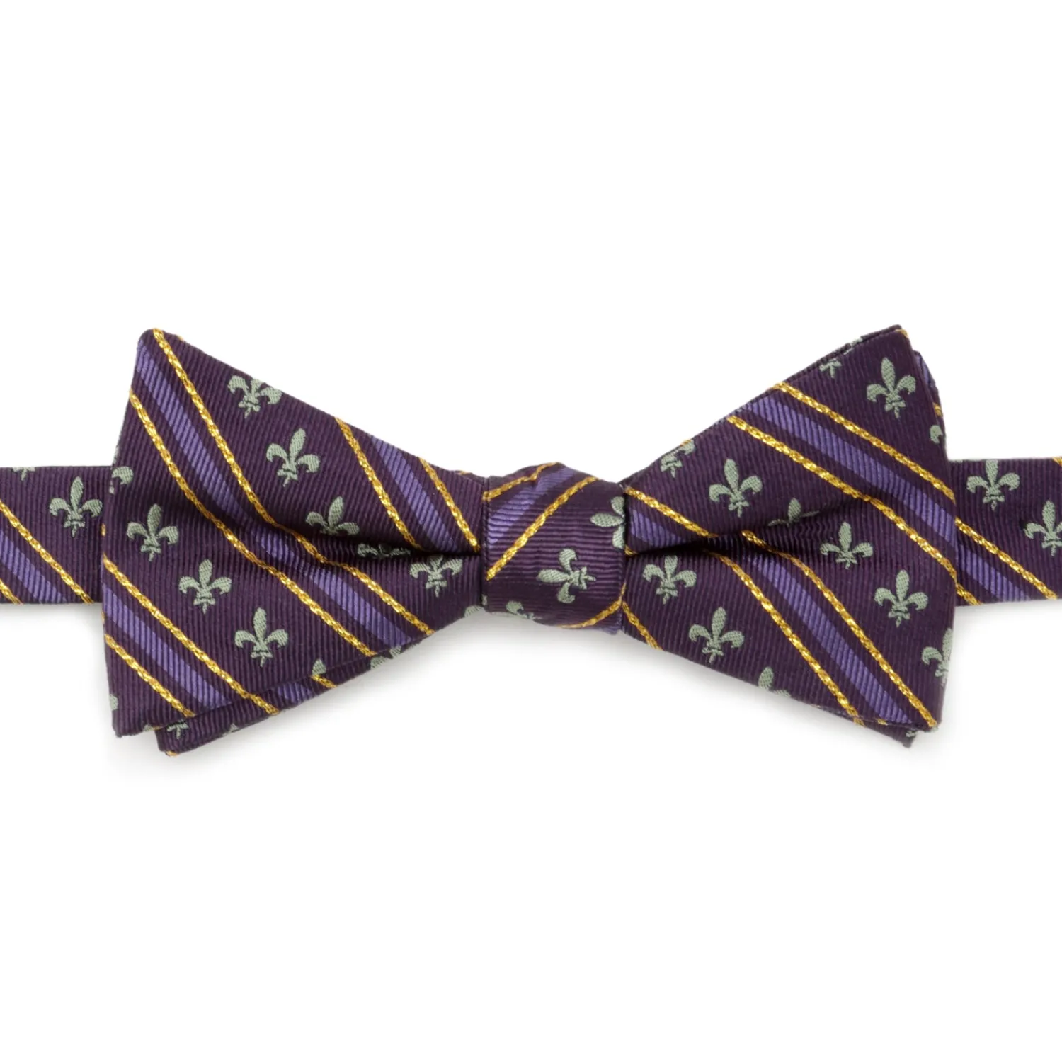 Online Mardi Gras Stripe Bow Tie Classic Ties | Bow Ties