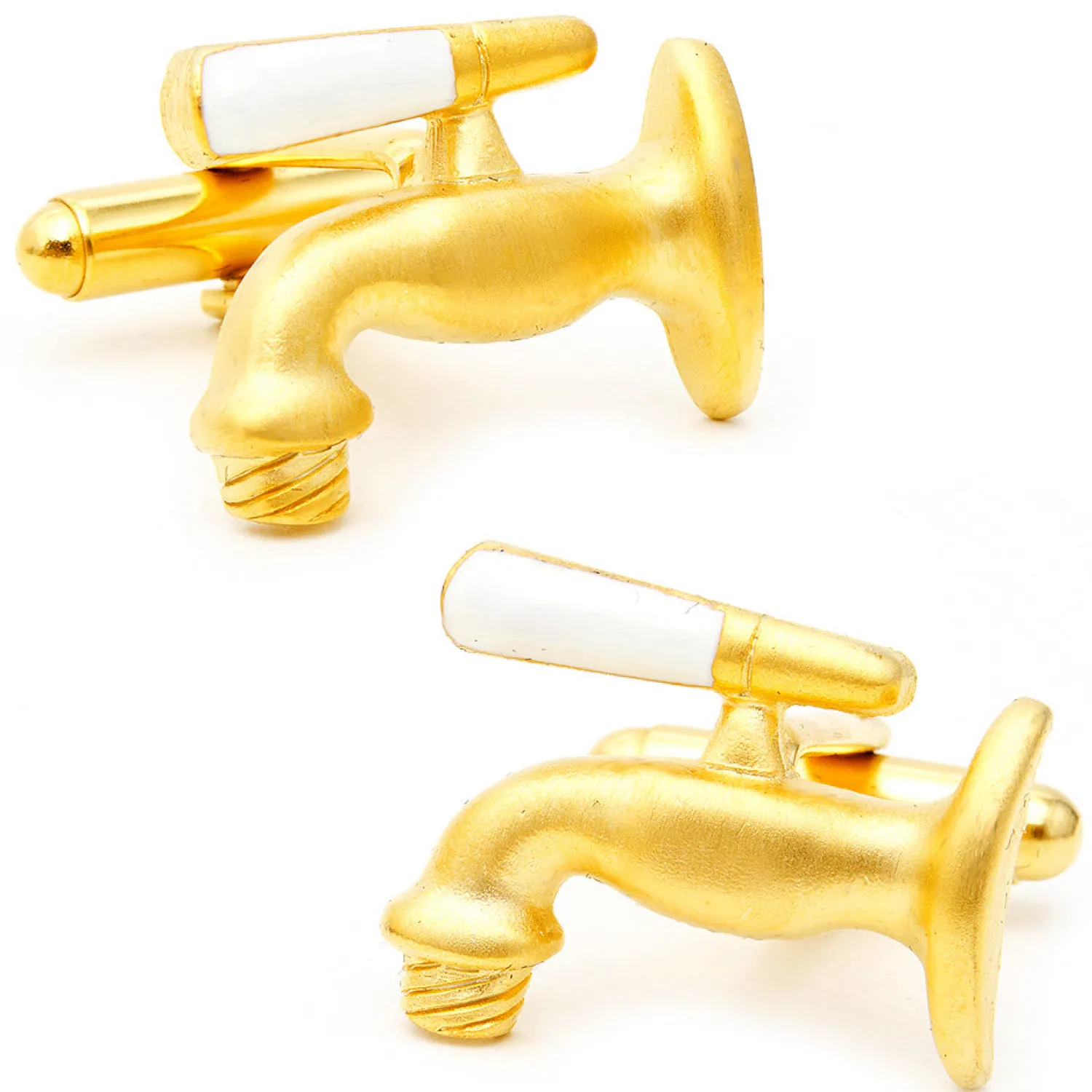 Outlet Matte Gold Beer Tap Cufflinks Luxury Cufflinks | Hobbies & Interests Cufflinks