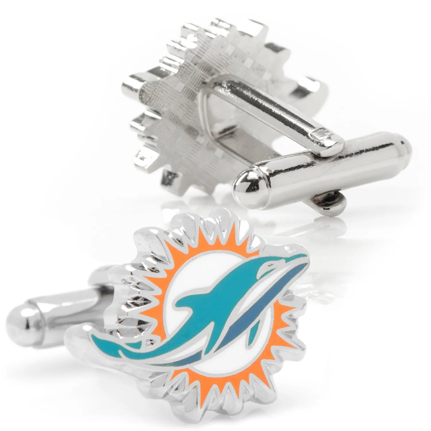 Fashion Miami Dolphins Cufflinks Luxury Cufflinks | Sports Cufflinks