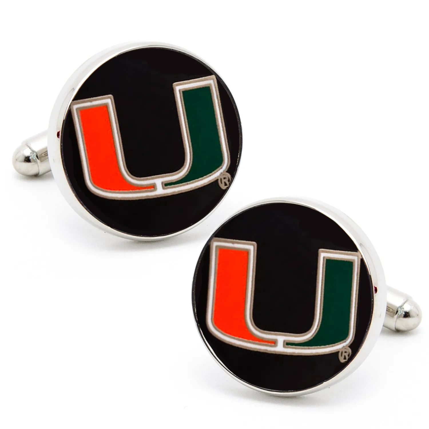 Shop Miami Hurricanes Cufflinks Luxury Cufflinks | Sports Cufflinks