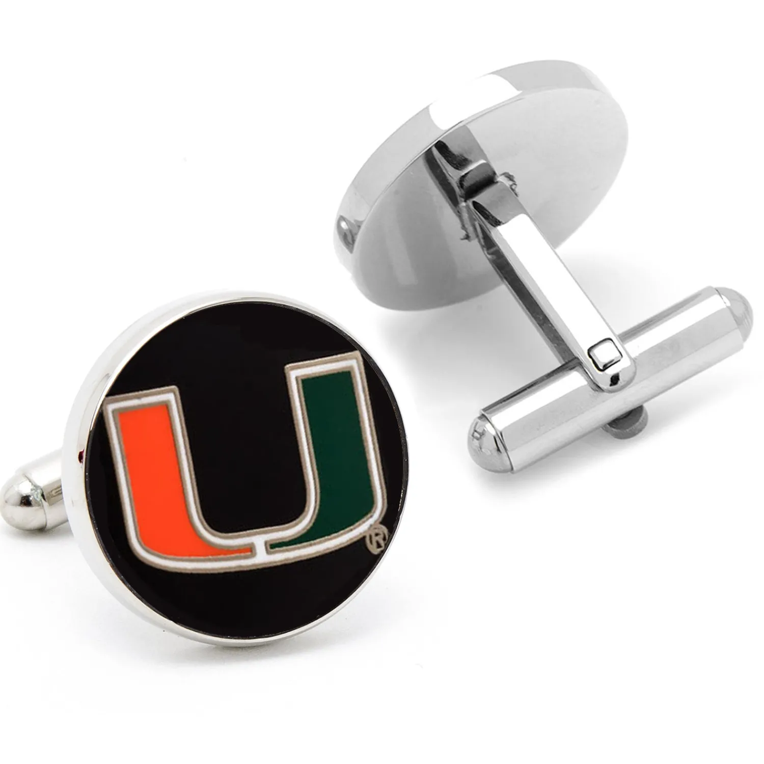 Shop Miami Hurricanes Cufflinks Luxury Cufflinks | Sports Cufflinks