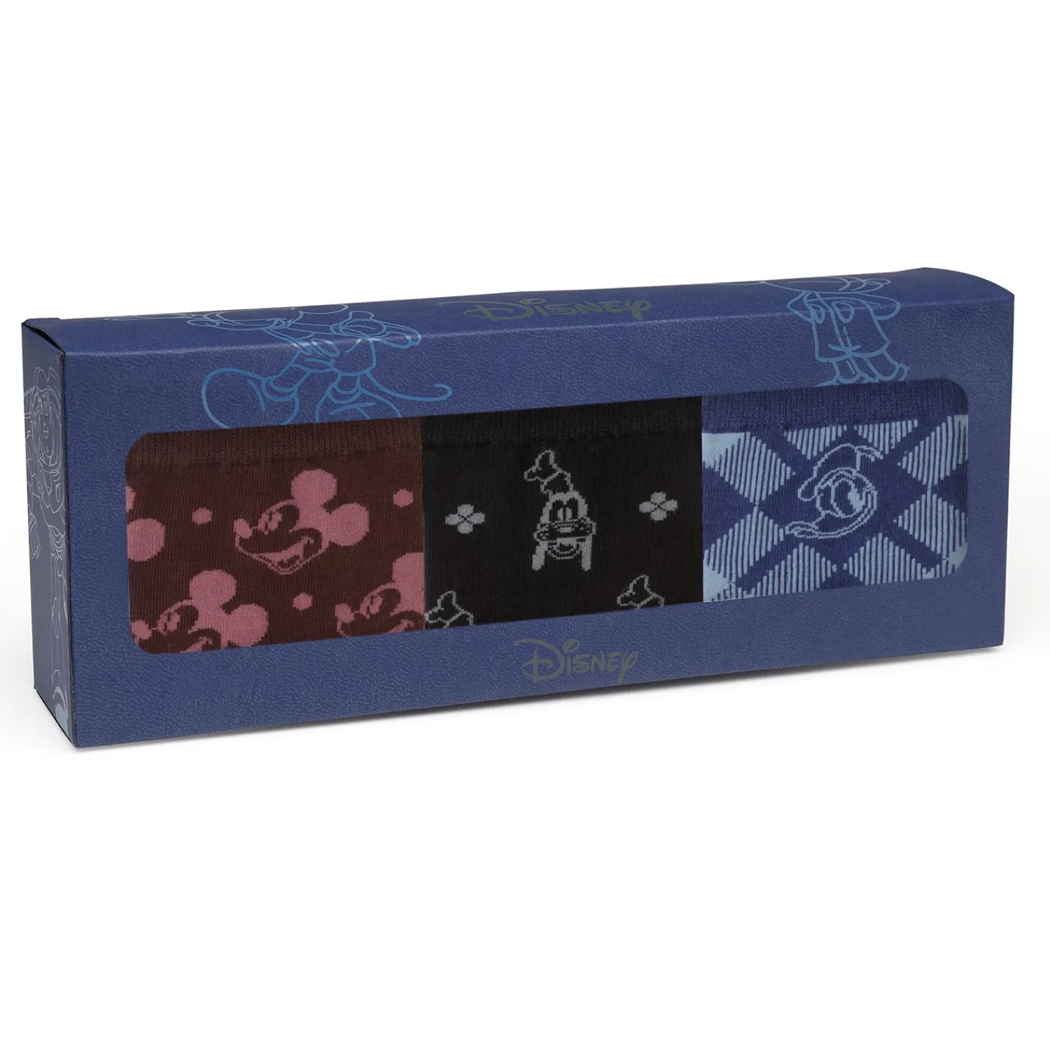 Cheap Mickey and Friends Multicolored Gift Set Socks