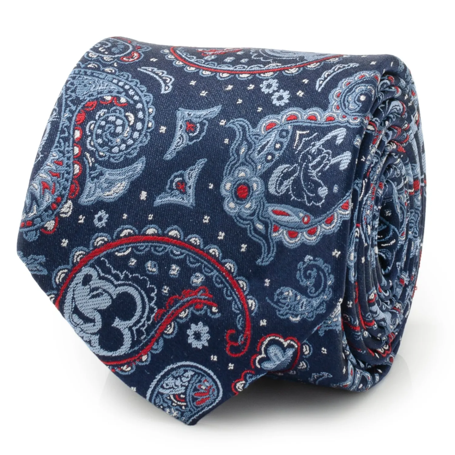 New Mickey and Friends Paisley Blue Multi Men's Tie Disney Ties