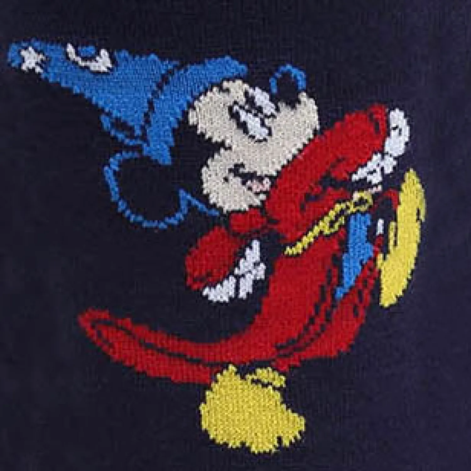 Clearance Mickey Fantasia Navy Sock and Mickey Blue Lapel Pin Gift Set Socks