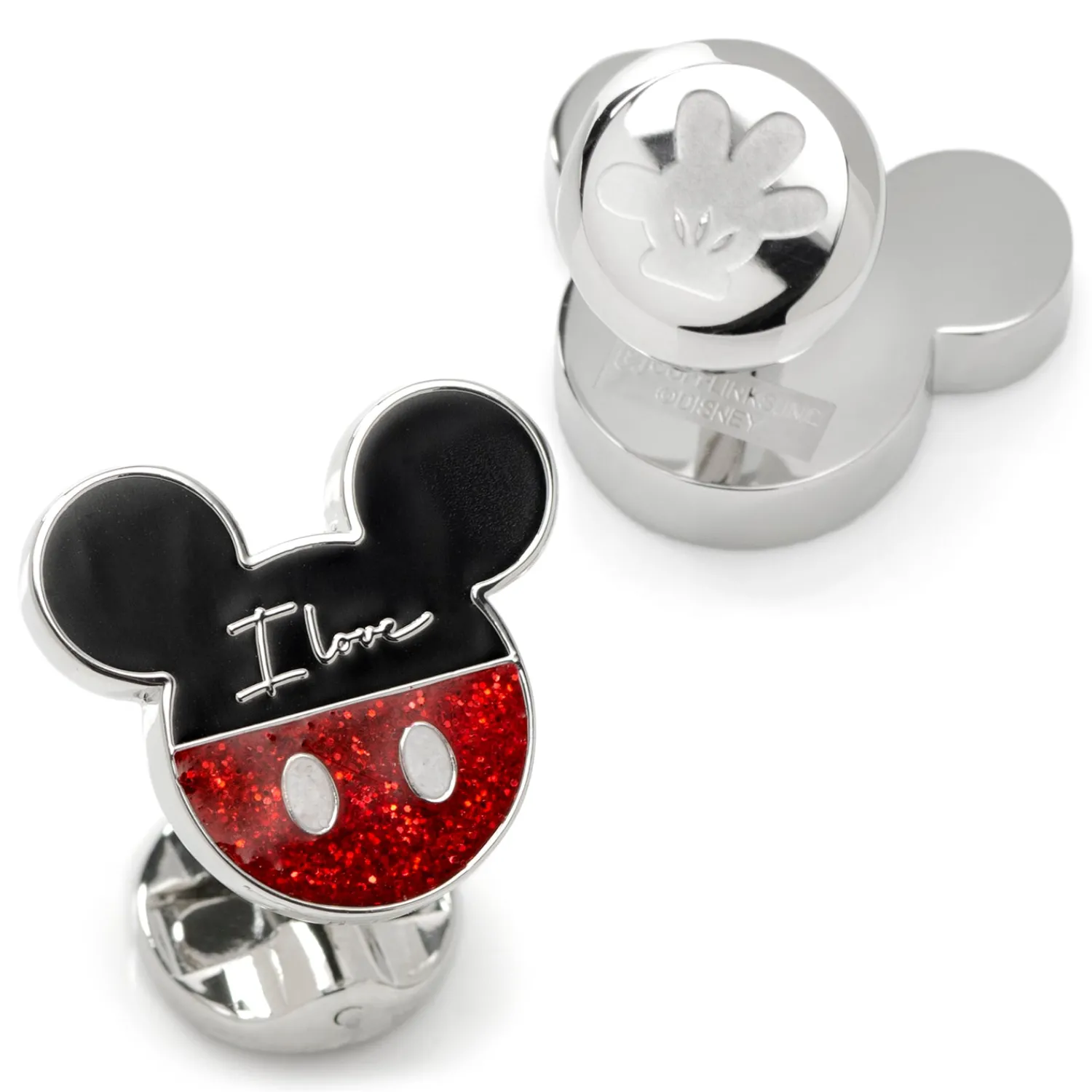 Cheap Mickey Minnie "I Love Us" Cufflinks Luxury Cufflinks | Movies & Characters Cufflinks