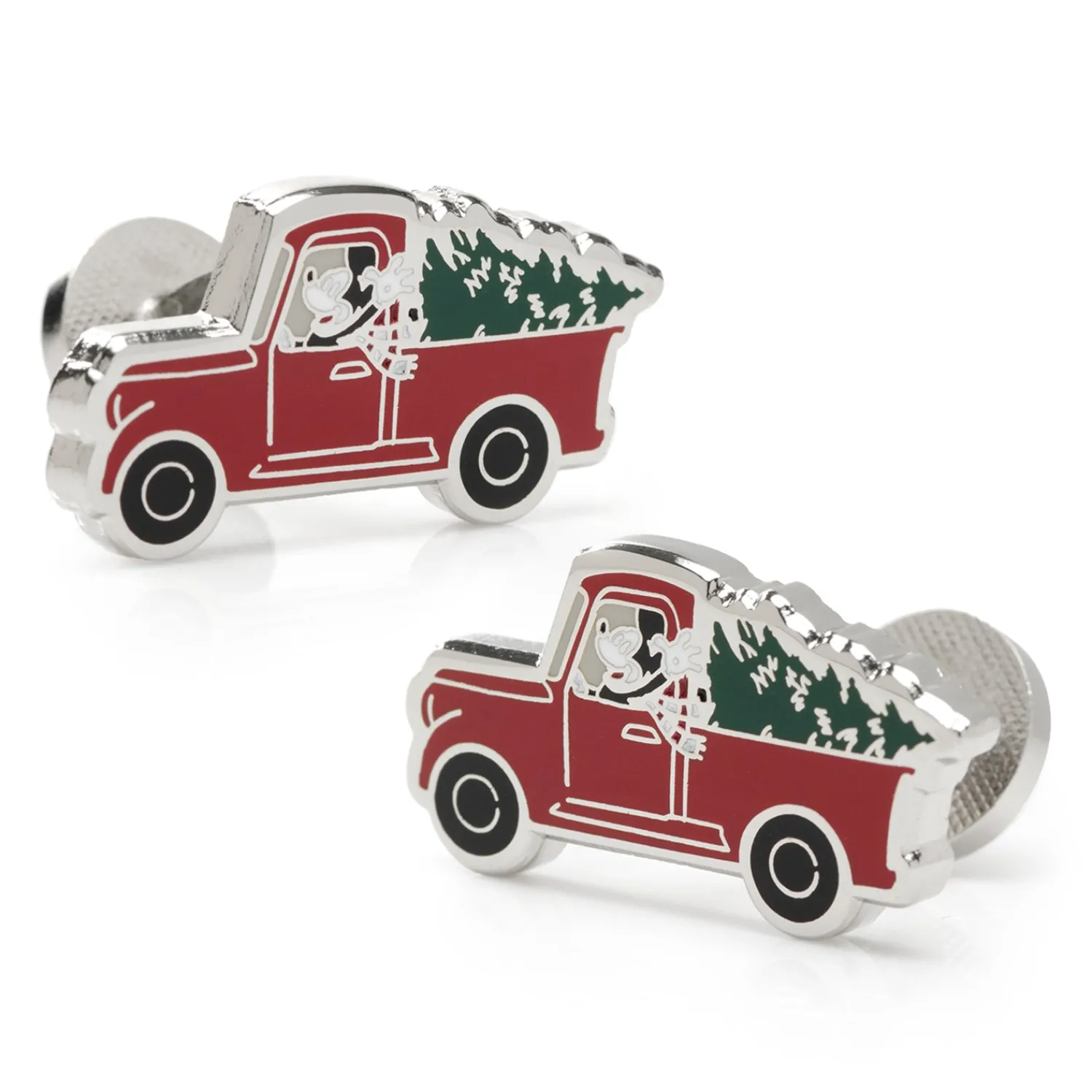 Best Sale Mickey Mouse Holiday Truck Cufflinks Luxury Cufflinks | Movies & Characters Cufflinks
