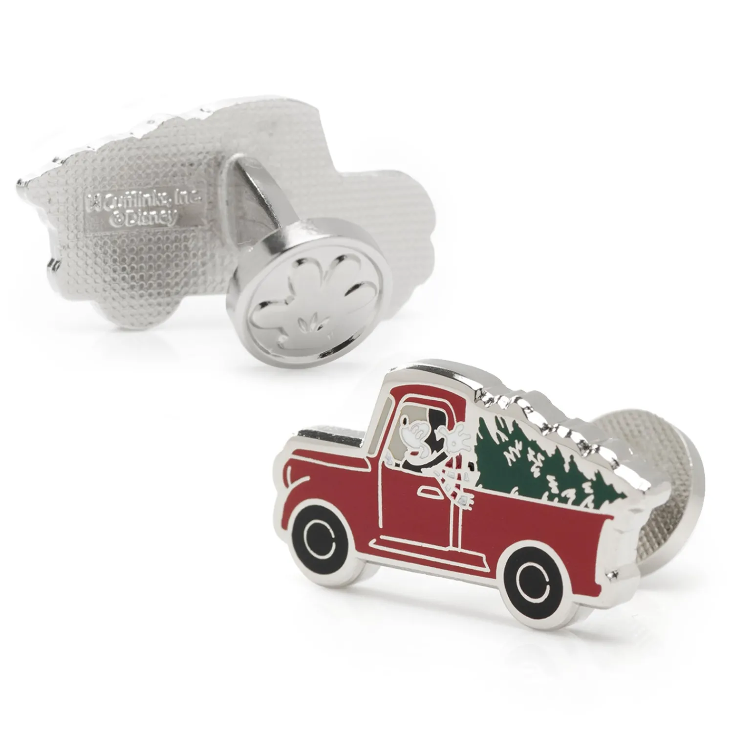 Best Sale Mickey Mouse Holiday Truck Cufflinks Luxury Cufflinks | Movies & Characters Cufflinks
