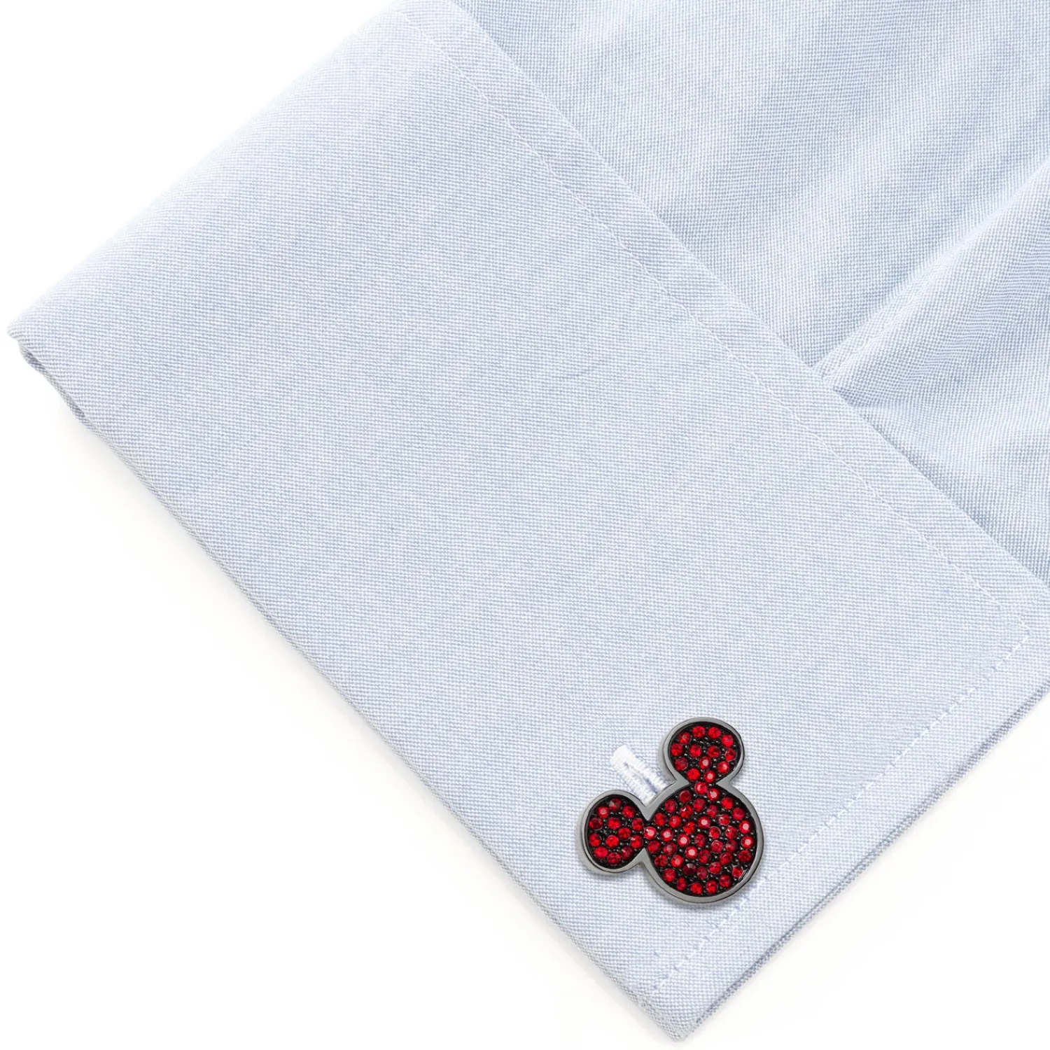 mickey_mouse_maroon_crystal_cufflinks_2.webp Sale Mickey Mouse Maroon Crystal Cufflinks Luxury Cufflinks | Movies & Characters Cufflinks