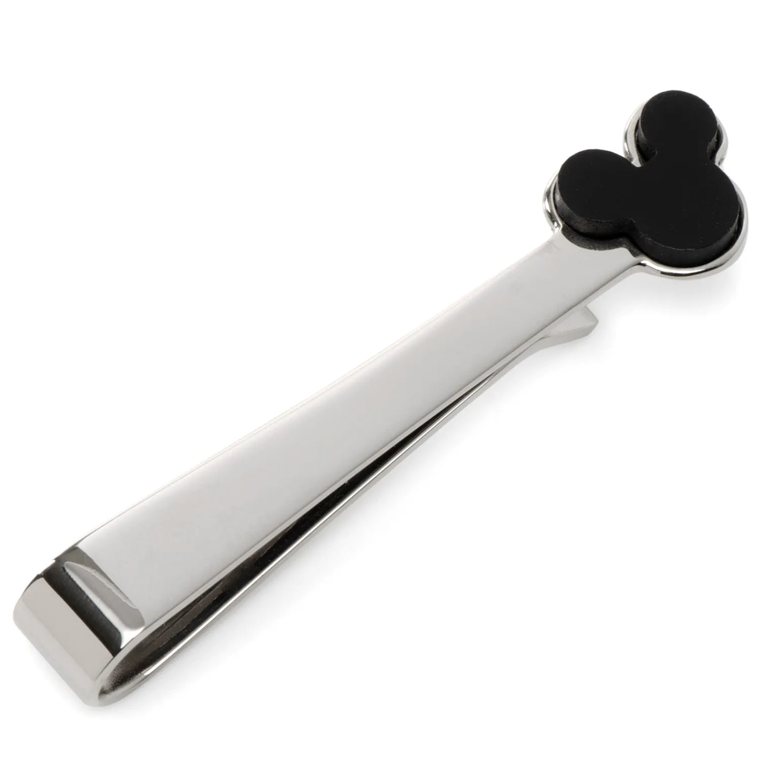 Cheap Mickey Mouse Onyx Stainless Steel Tie Bar Movies & Characters Tie Bars